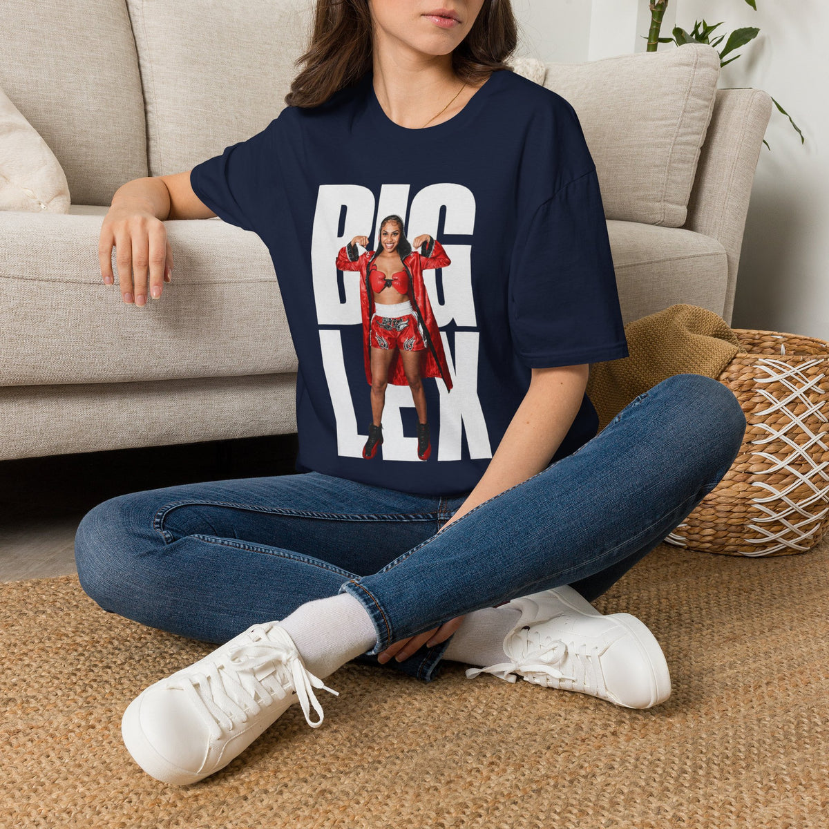 Big Lex Graphic T-Shirt — Bold Photo Print Women's Streetwear Tee