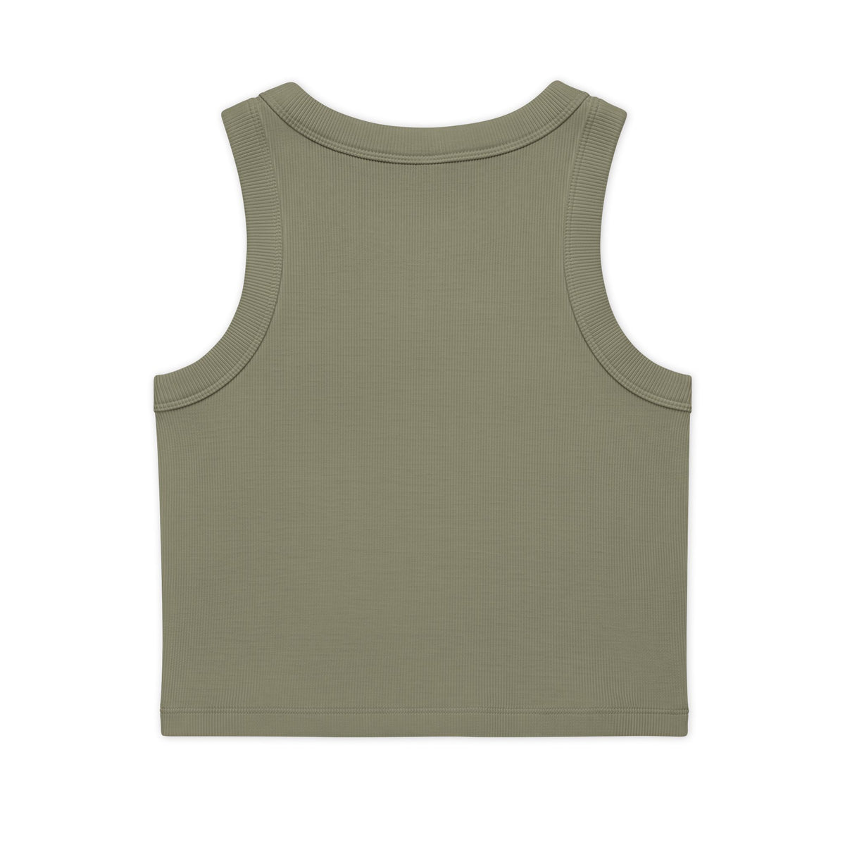 Heaviest Hitter Crop Tank — Women's Organic Ribbed Tank Top