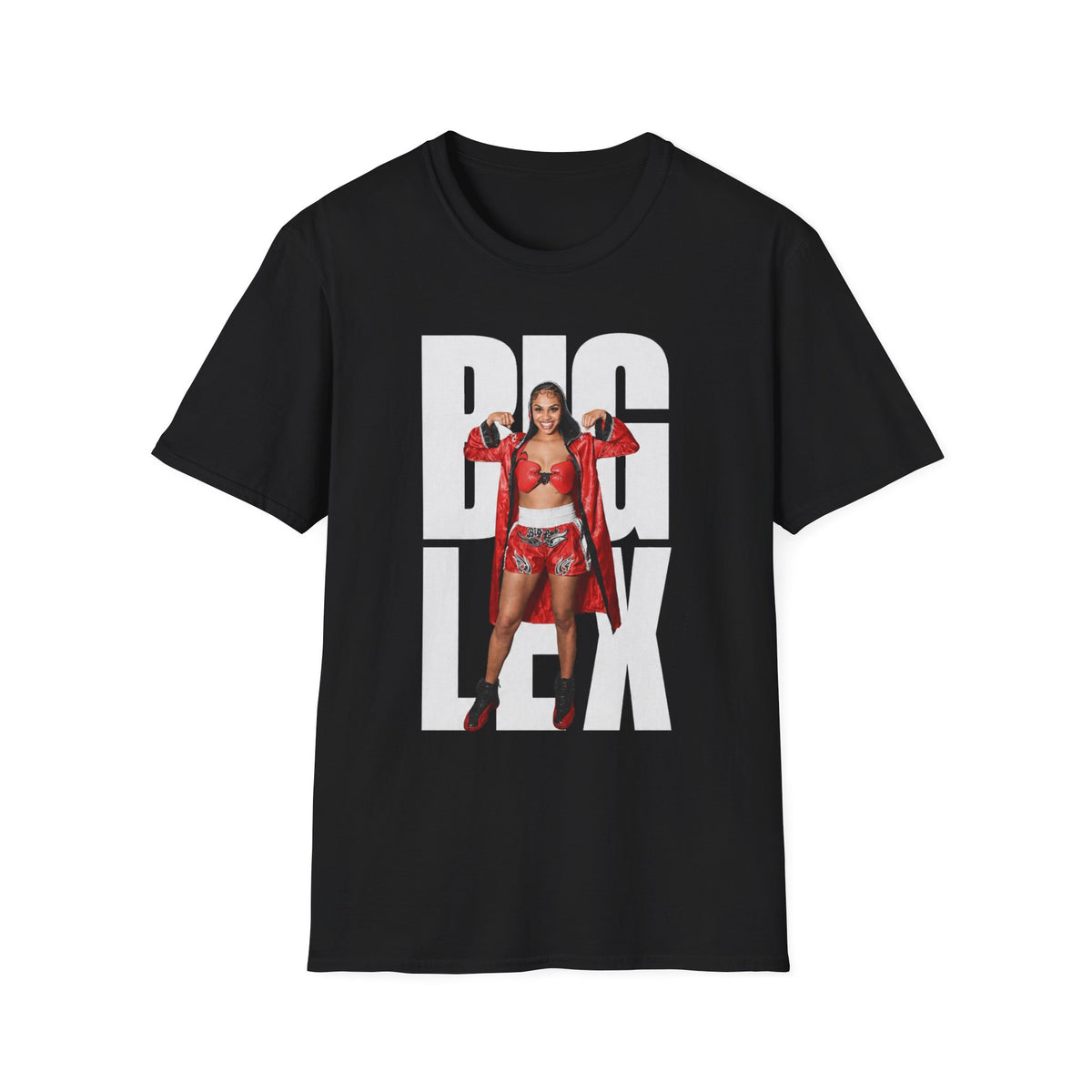 Big Lex Graphic T-Shirt — Bold Photo Print Women's Streetwear Tee