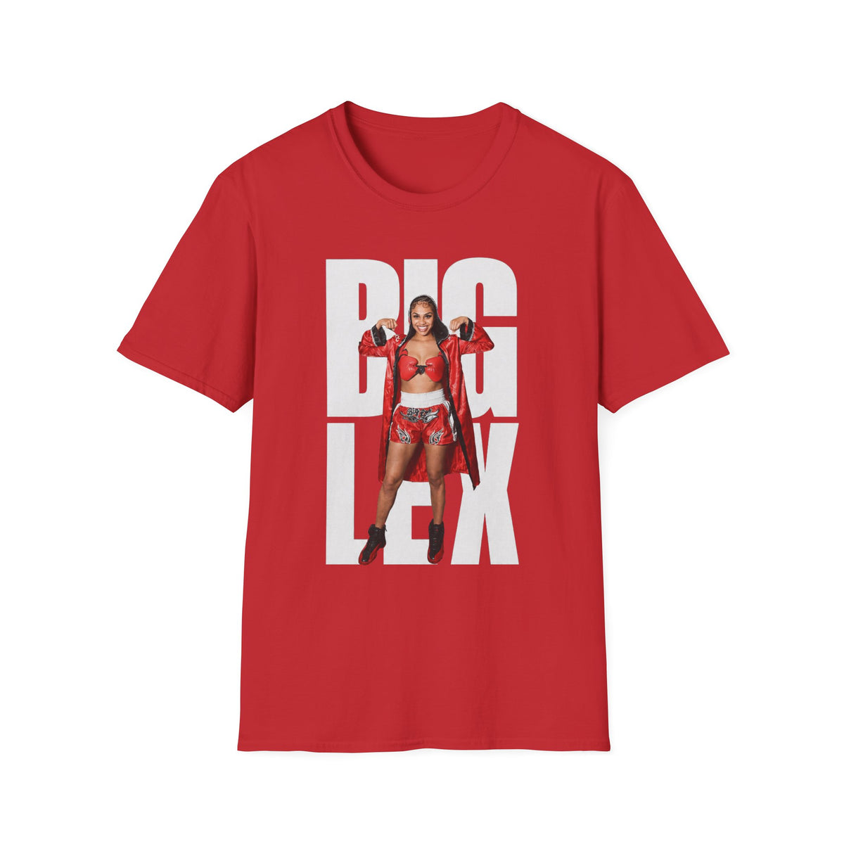 Big Lex Graphic T-Shirt — Bold Photo Print Women's Streetwear Tee