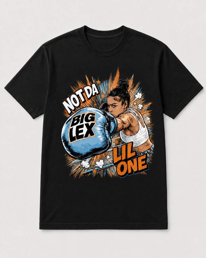 Big Lex "Not Da Lil One" Official Fight T-Shirt