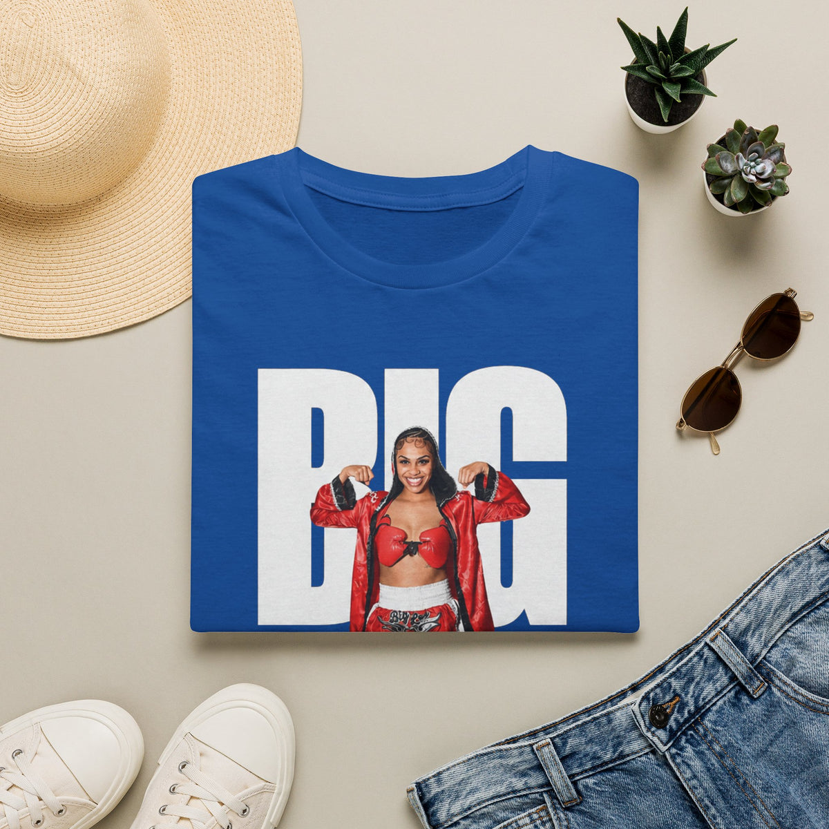 Big Lex Graphic T-Shirt — Bold Photo Print Women's Streetwear Tee