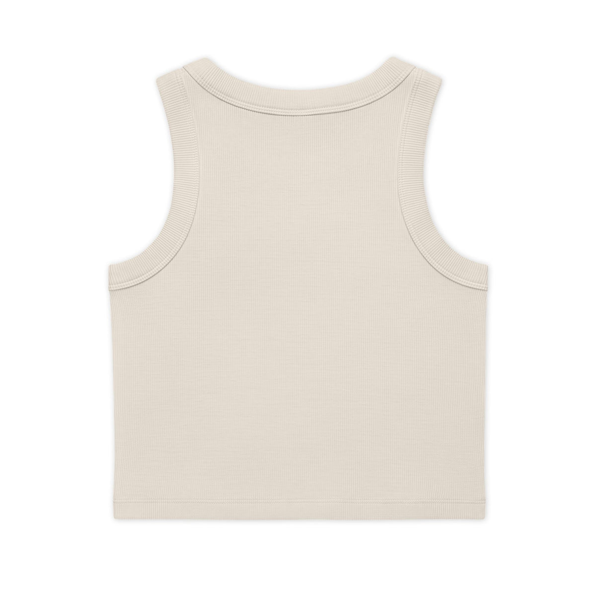Heaviest Hitter Crop Tank — Women's Organic Ribbed Tank Top