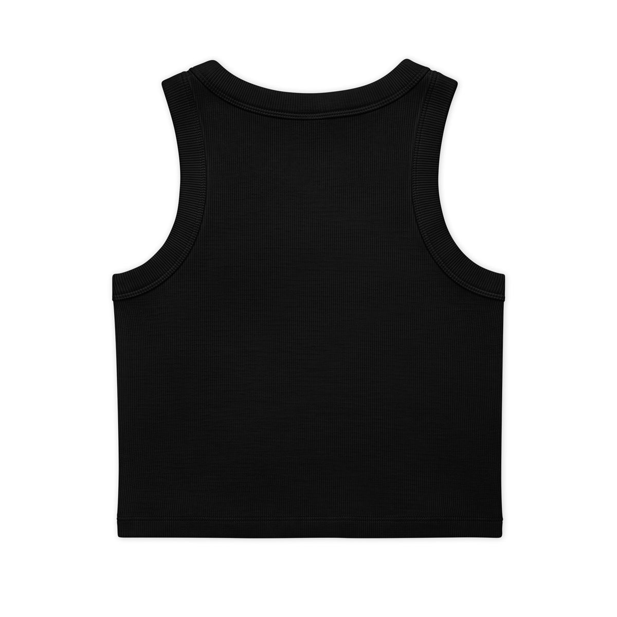 Heaviest Hitter Crop Tank — Women's Organic Ribbed Tank Top
