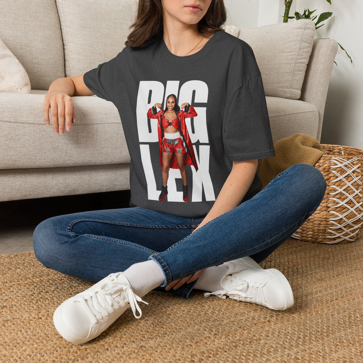 Big Lex Graphic T-Shirt — Bold Photo Print Women's Streetwear Tee