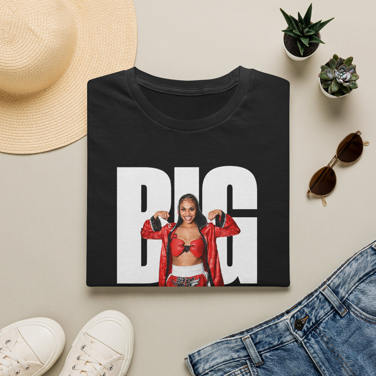 Big Lex Graphic T-Shirt — Bold Photo Print Women's Streetwear Tee