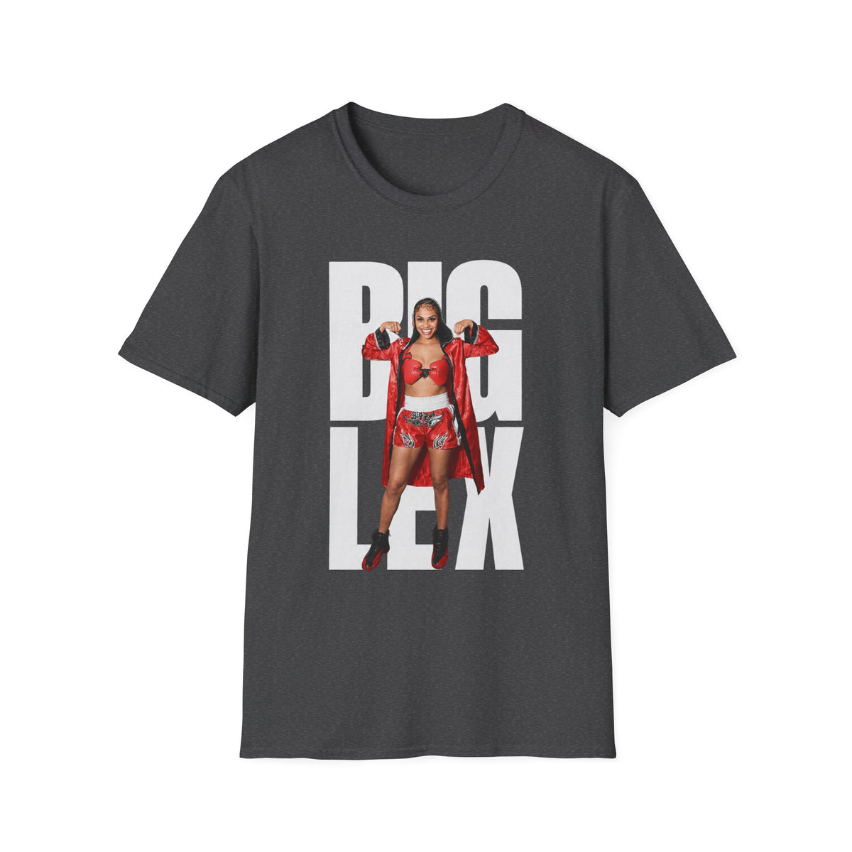 Big Lex Graphic T-Shirt — Bold Photo Print Women's Streetwear Tee