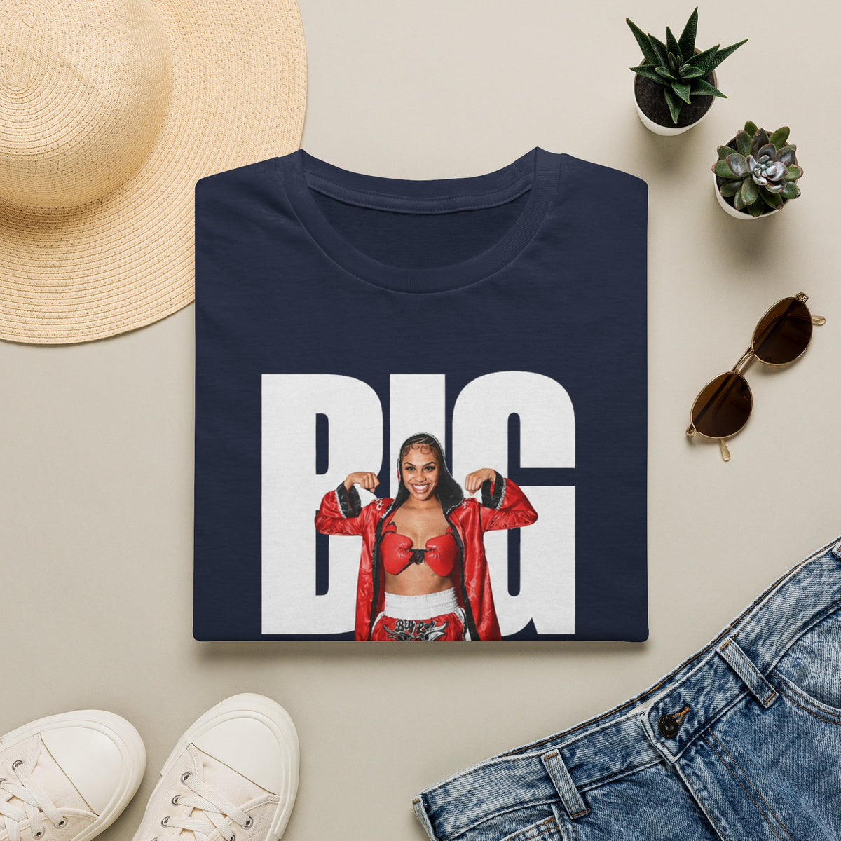 Big Lex Graphic T-Shirt — Bold Photo Print Women's Streetwear Tee