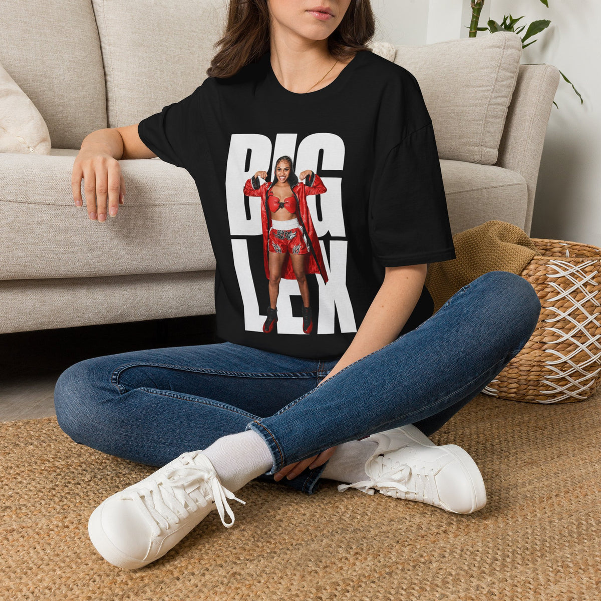 Big Lex Graphic T-Shirt — Bold Photo Print Women's Streetwear Tee