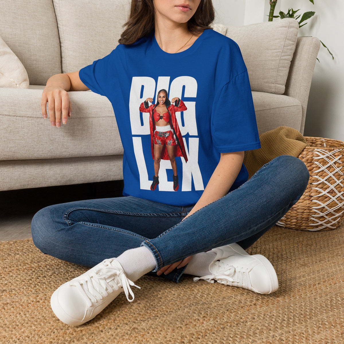 Big Lex Graphic T-Shirt — Bold Photo Print Women's Streetwear Tee