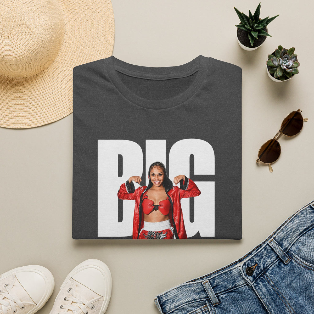 Big Lex Graphic T-Shirt — Bold Photo Print Women's Streetwear Tee
