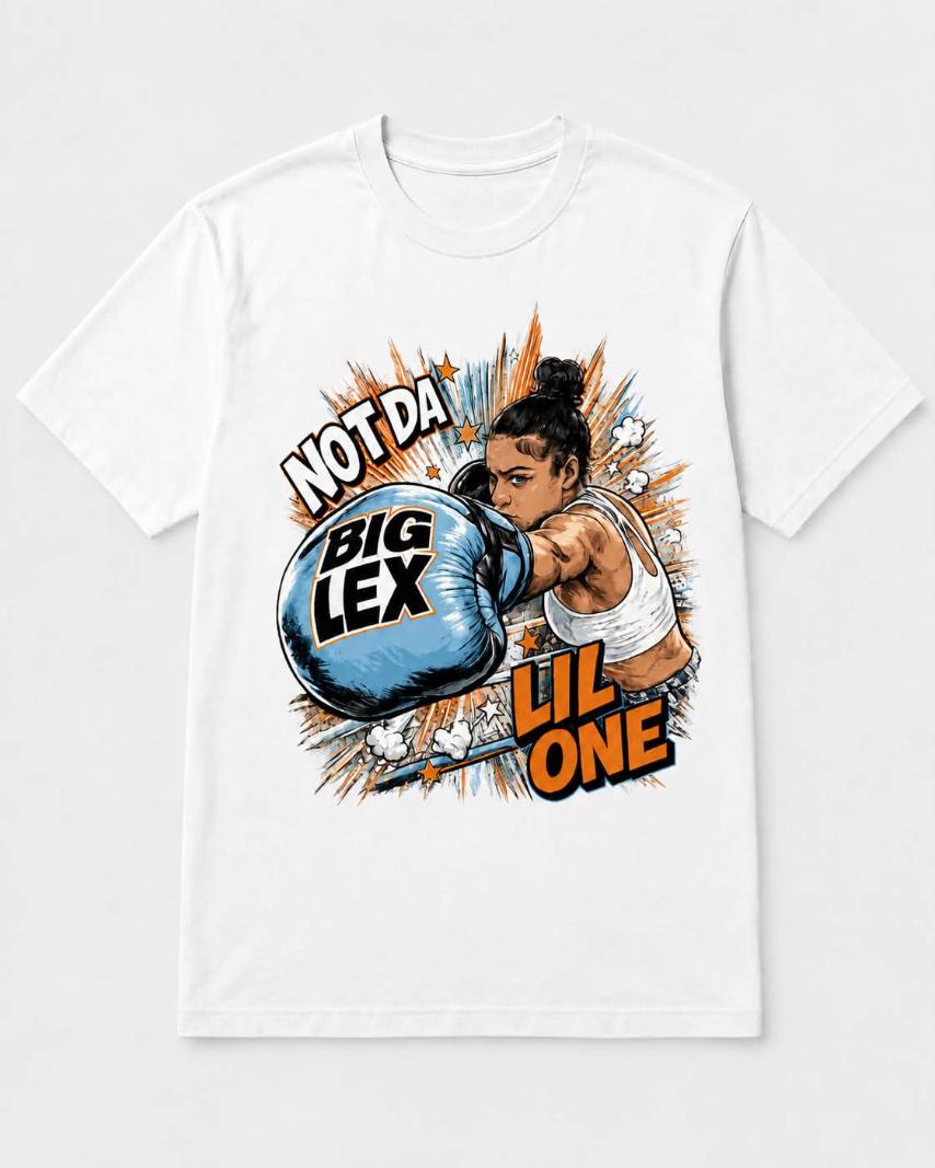 Big Lex "Not Da Lil One" Official Fight T-Shirt