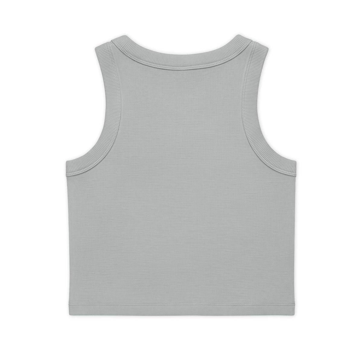 Heaviest Hitter Crop Tank — Women's Organic Ribbed Tank Top
