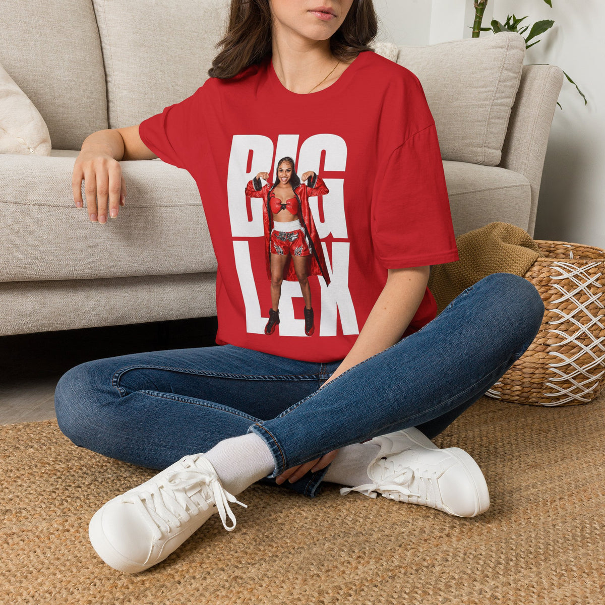 Big Lex Graphic T-Shirt — Bold Photo Print Women's Streetwear Tee