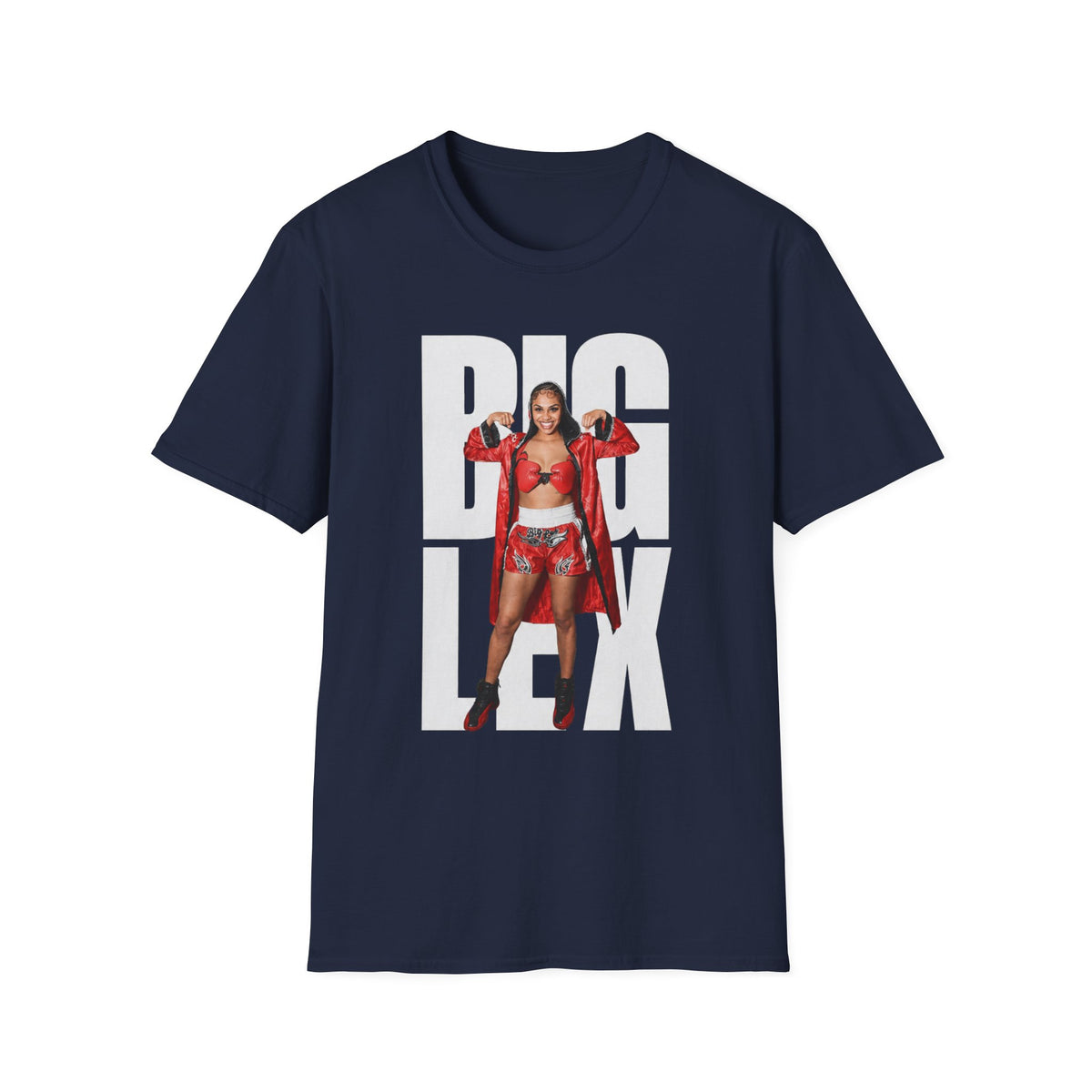 Big Lex Graphic T-Shirt — Bold Photo Print Women's Streetwear Tee