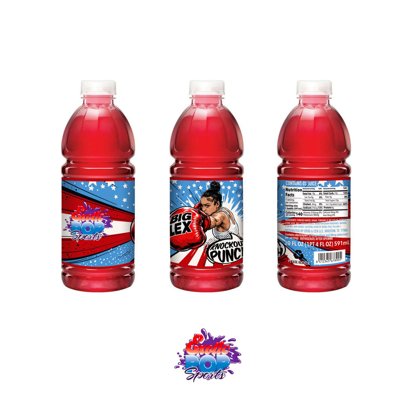 Big Lex Knockout Punch Collectible Sports Drink – 20 fl oz